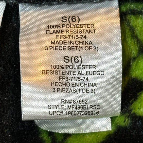 2/$30 MINECRAFT LEGENDS Boy’s Hooded Robe With Belt Size S(6) - Picture 4 of 4